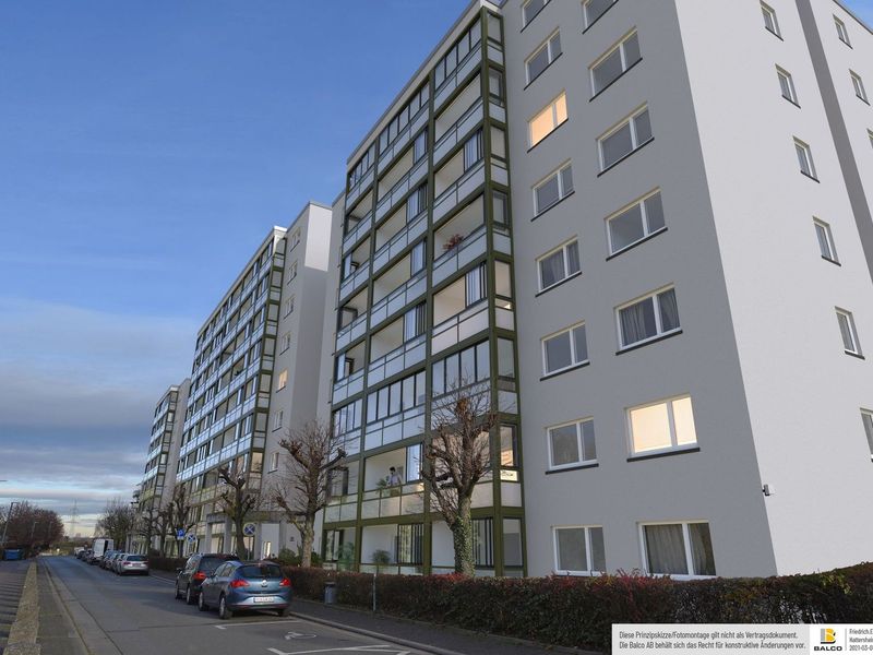 Vermietete 1-Zimmer-Wohnung mit Balkon, Hattersheim am Main